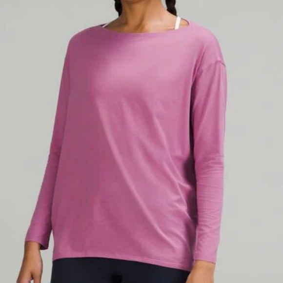 lululemon athletica Tops - Lululemon Back In Action Long Sleeve Shirt